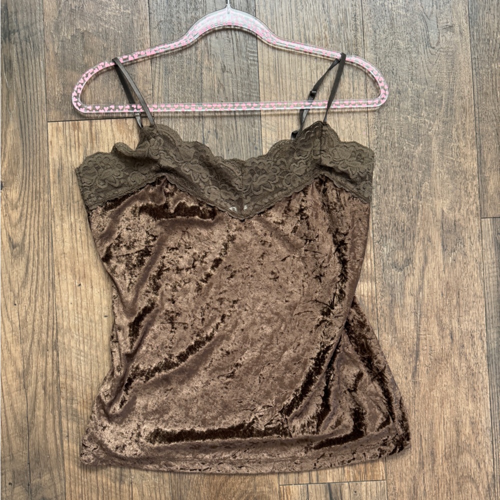Y2K Velvet Tank Top